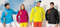 伯-印花網裡外套 ( 防潑水 ) - 黑、翠藍、桃紅、明黃