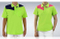 西-吸濕排汗短袖POLO衫 ( 綠/水藍 )