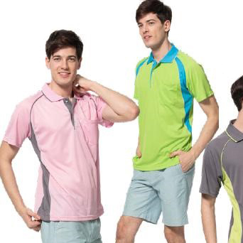 台-吸濕排汗POLO衫 ( 綠、黑、紫、粉紅 )
