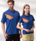 台-TOP防護抗UV彈力速乾排汗POLO衫 ( 藍、橘、綠 )