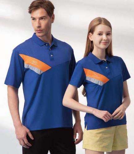 台-TOP防護抗UV彈力速乾排汗POLO衫 ( 藍、橘、綠 )