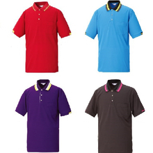 富UK-配色短袖POLO衫(白、粉紅、黃、紅、彩藍、桃紅、紫、深灰、丈青、新綠、黑) 