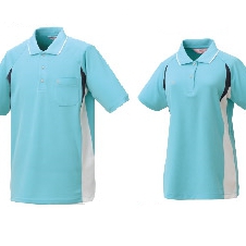 富-吸濕排汗系列短袖POLO衫（中水、紫、丈青、橘、綠、暗紅）