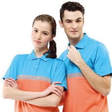 富-吸濕速乾抗UV抗皺輕量條紋POLO衫（橘紅、藍/粉橘、綠/藍、綠/水藍/丈青、黑丈青）