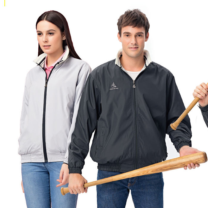 瑋-雙面穿鋪棉外套 ( 防潑水 ) - 深灰/淺灰、深灰/深綠