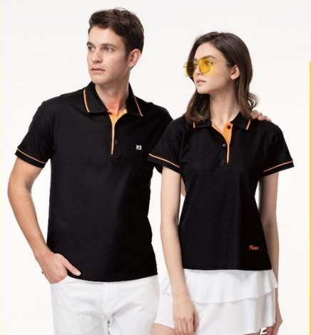 伯-短袖POLO衫 ( 含棉 ) - 黑、丈青、麻花 