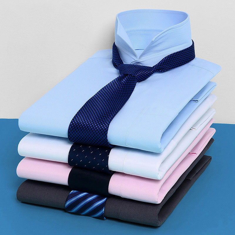 大華-精梳棉商務修身男襯衫 (長袖)