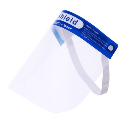 透明防護面罩