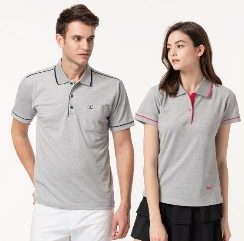 伯-短袖POLO衫 ( 含棉 ) - 黑、丈青、麻花 