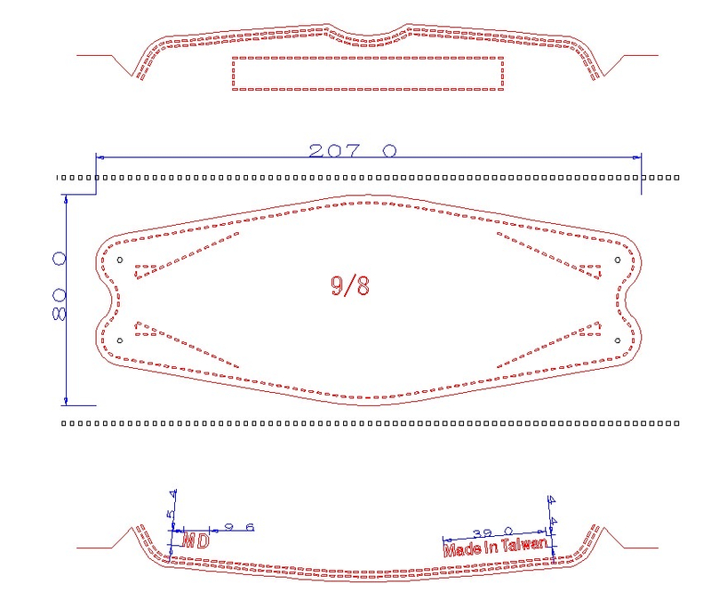 進-魚型立體口罩 ( 黑、白色 / 彩色印刷 )