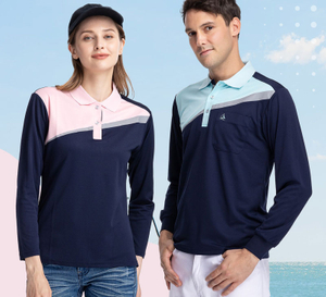 瑋-吸濕排汗長袖POLO衫 (男女款)