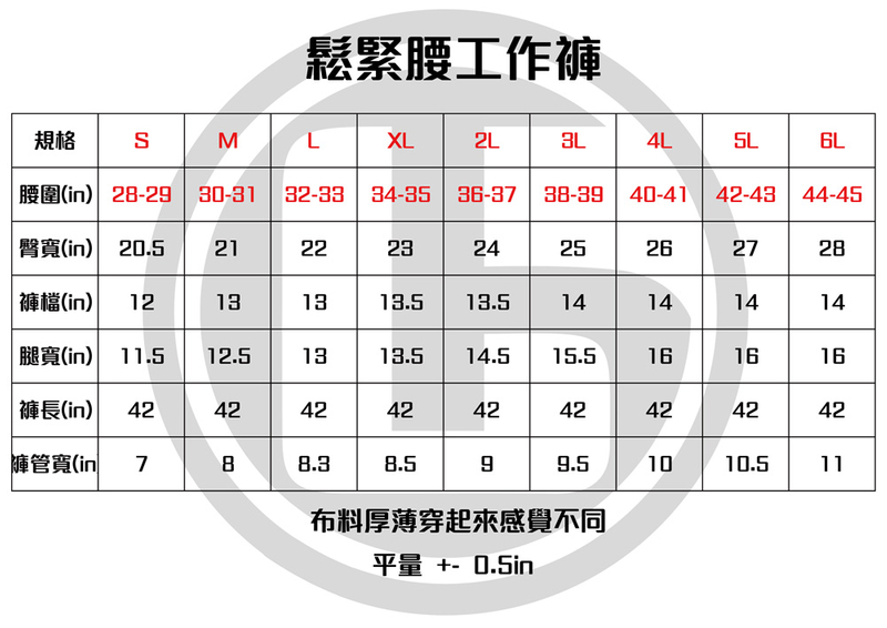 癸-兩截式工作服/褲