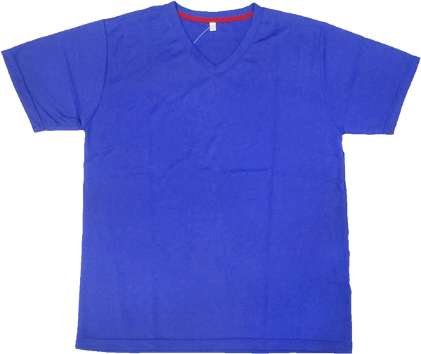 銘-短袖V領T恤/吸濕排汗台製