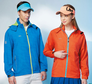 台-弹力铁牛印花连帽外套 (男女款)