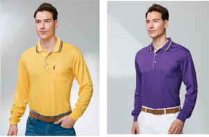 台-吸湿排汗长袖POLO衫