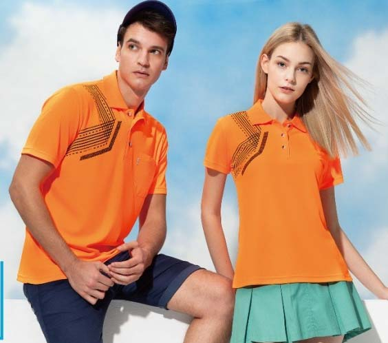 伯-短袖POLO衫（排汗）- 桃紅、翠藍、螢光黃、螢光橘