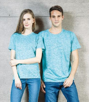 登-50丹中性款麻花圓領衫