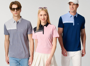 富-冰絲拉鍊POLO衫 (男女款)