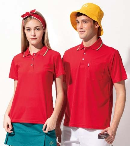 伯-短袖POLO衫（ 含棉+吸濕排汗 ）- 多顏色