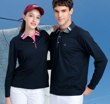 瑋-彈性棉排汗長袖POLO衫 (男女款)