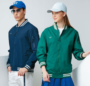 台-球衣领中性休闲薄夹克