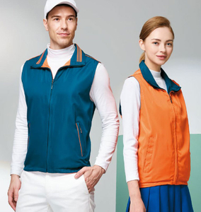 台-双面穿背心 ( 藏青/橘 )