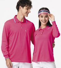 伯-長袖POLO衫 ( 吸濕排汗 ) - 多色長青款