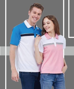 宇-亮格剪接排汗POLO衫 ( 男女款 )