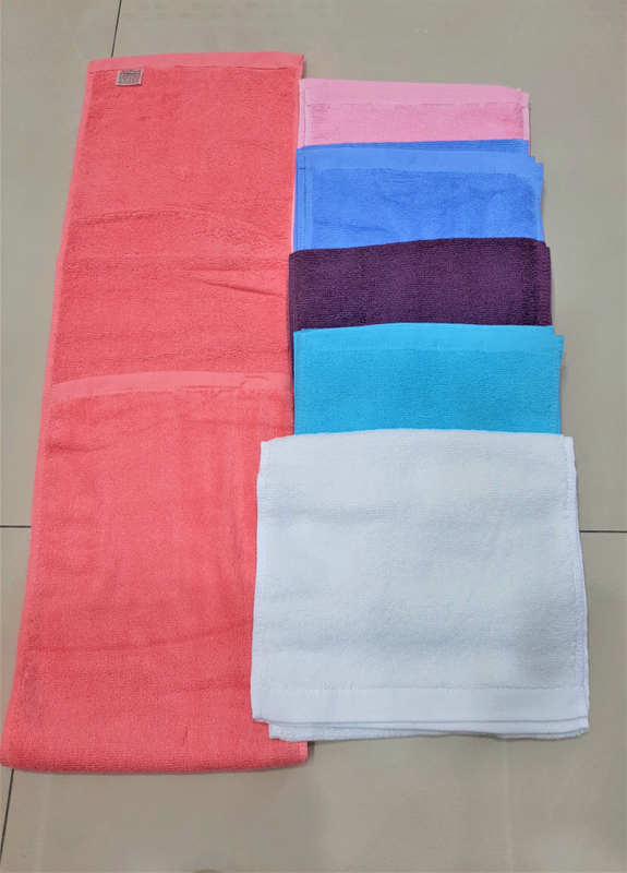 中-運動毛巾/浴巾/棉素色