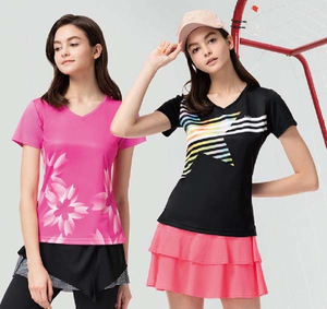 伯-女款V領T恤 / 褲裙 ( 吸濕排汗 )