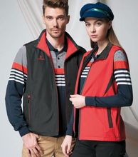 台-双面穿铺棉背心（黑/红）