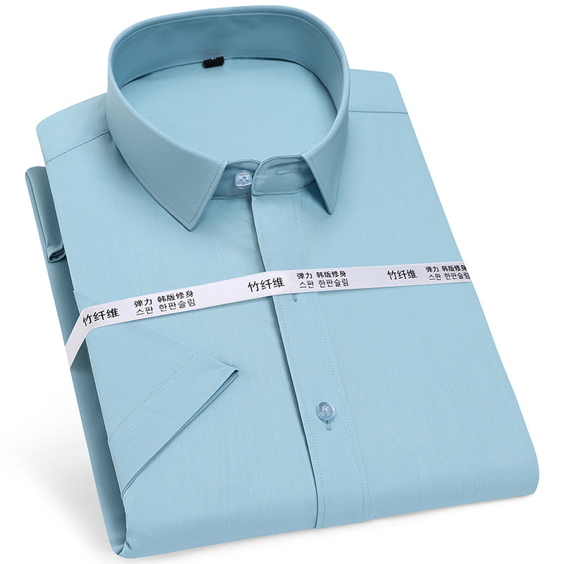 大華-竹纖維修身免燙男襯衫 ( 短/長袖 )