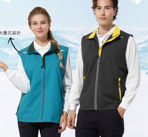 富-絲光絨裡背心