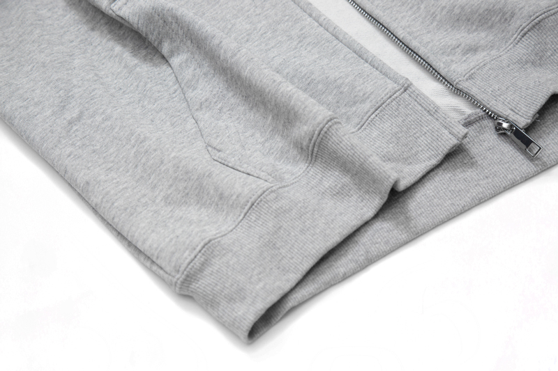 衣-頂級重磅寬版落肩無刷毛拉鍊外套