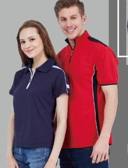 宇-立領/領口拉鍊排汗POLO衫 ( 男女款 )