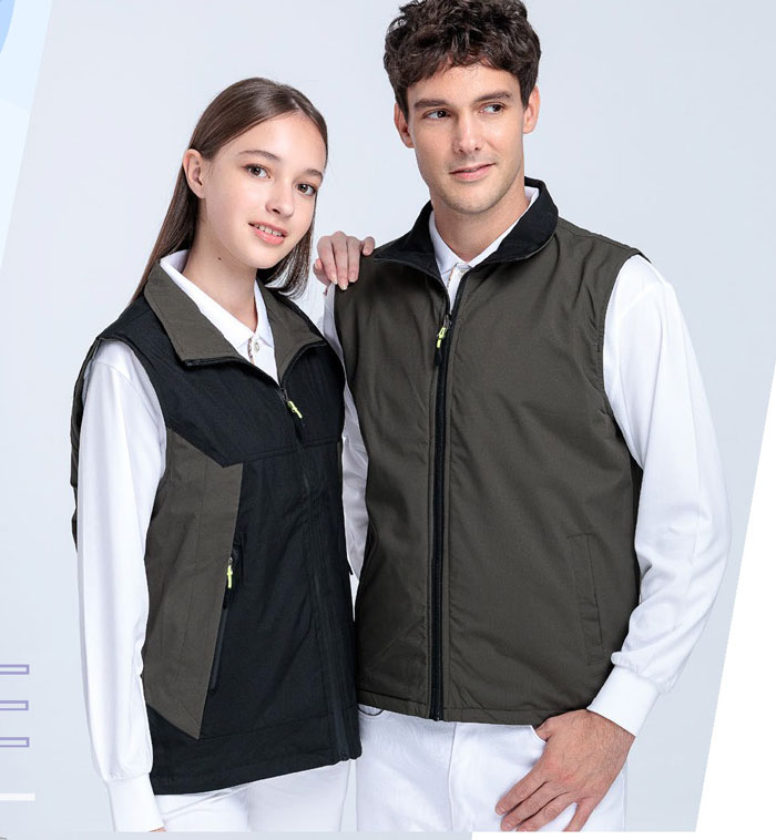 瑋-防風防水雙面穿鋪棉背心 ( 可加外套 ) 