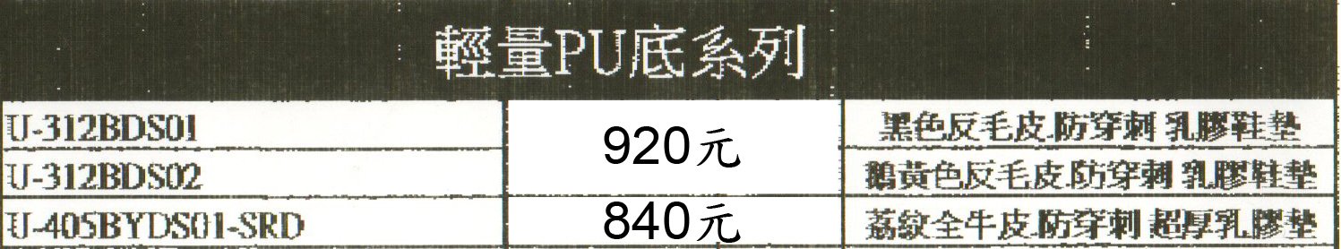 富-106-輕量PU底系列-價格