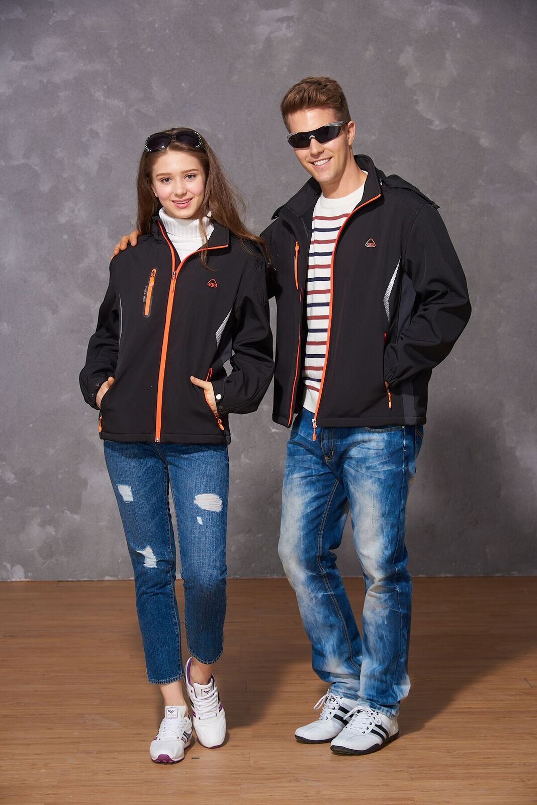 元-軟殼四面彈保暖外套（黑）-P05