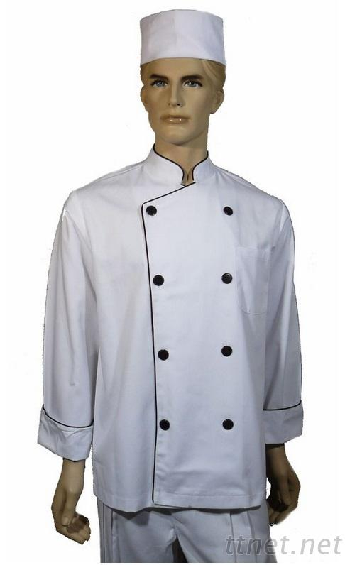 志-雙排扣志-長/短/七分袖廚師服