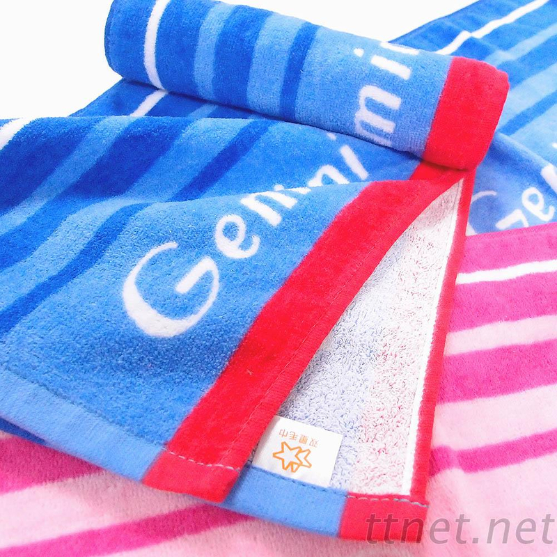 虎-運動毛巾(棉/緹花)