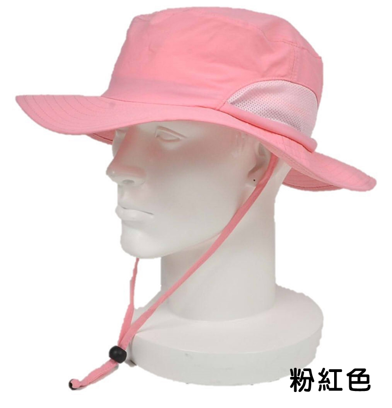 大永106抗UV戶外漁夫帽-粉紅