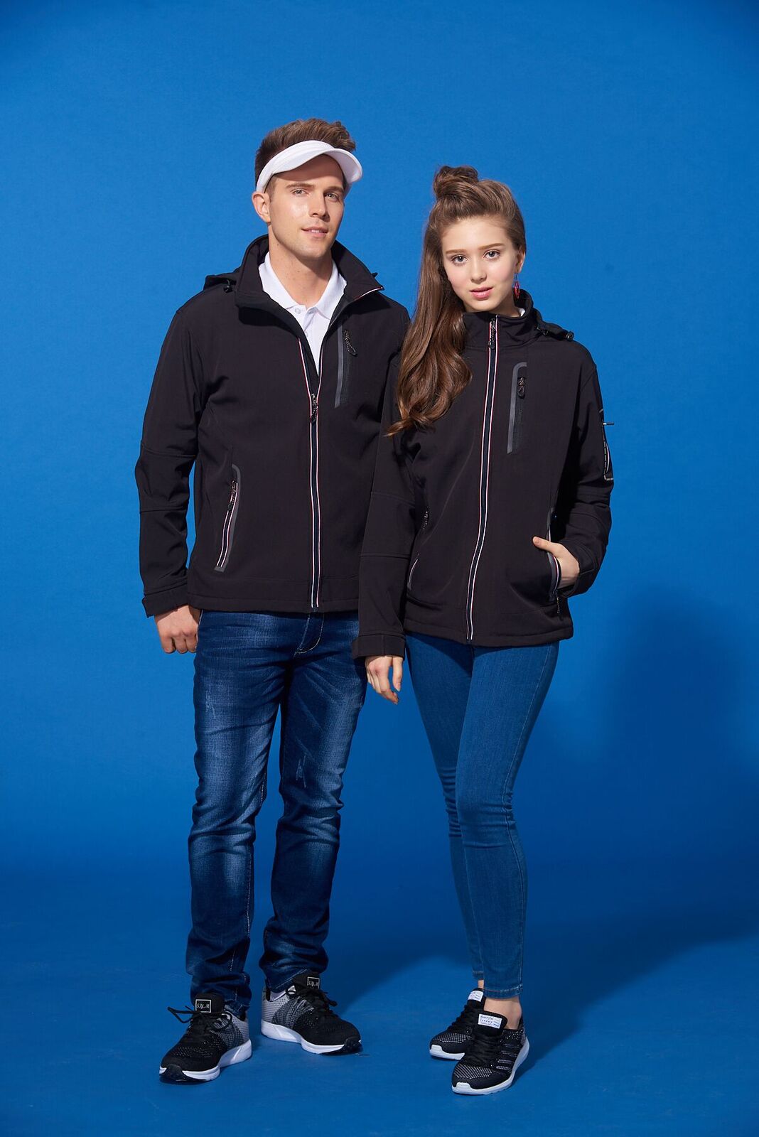 元-軟殼四面彈保暖外套（黑）-P06