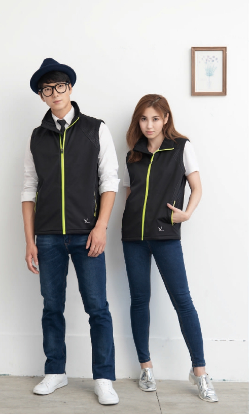 幃-四面彈單面背心（黑）-P19右