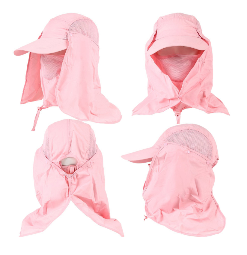 大永106戶外防曬帽-產品介紹3粉