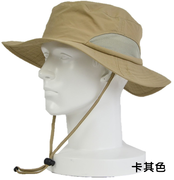 大永106抗UV戶外漁夫帽-卡其