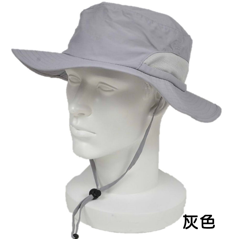 大永106抗UV戶外漁夫帽-灰