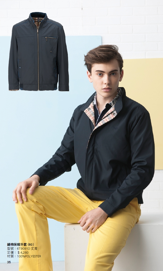 永-鋪棉保暖外套（丈青）-P35