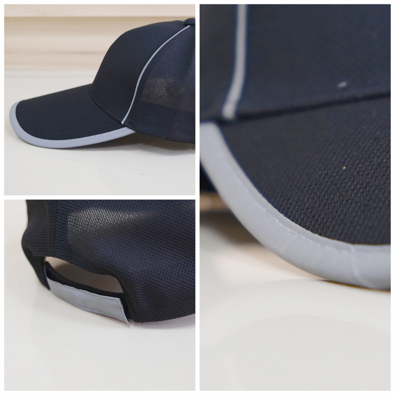 金-六片滾反光帽 ( 帽眉10公分滾反光條 )