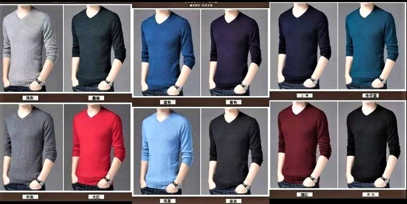 司-V領毛衣(全毛料)