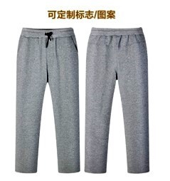 營-斜紋線圈直筒運動卫褲